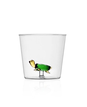 Pahar pentru apa, broasca testoasa, 8 cm, Animal Farm - designer Alessandra Baldereschi - ICHENDORF